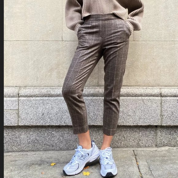 SOLD ⛔️ Aritzia Babaton Windowpane Conan Pant sz 2 - Picture 2 of 5
